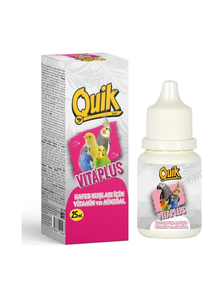 Quik Vita Plus Kuş Vitamini 25 ml ürün görseli