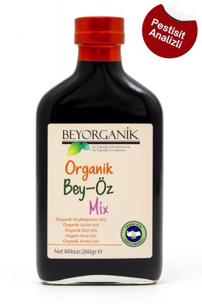 Organik Bey Öz Mix 260gr (PESTİSİT VE AĞIR METAL ANALİZLİ) ürün görseli 1