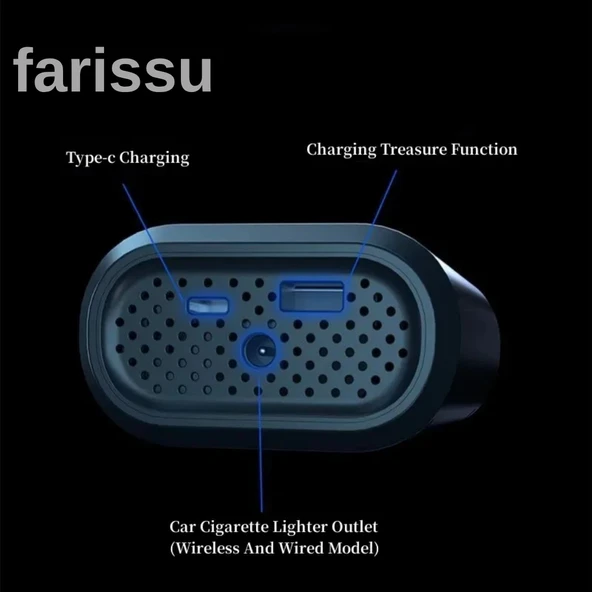 Taşınabilir Şarjlı Akıllı Lastik Şişirme Pompası (Model: ATJ-8466) - 5