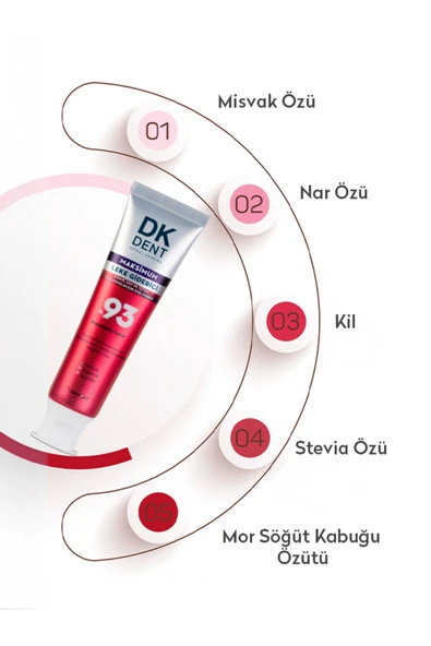 Dkdent %93 Beyazlatıcı Maksimum Leke Karşıtı Diş Macunu 75 ml - 4