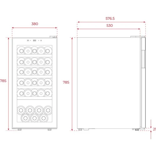 Teka RVF 10032 GBK Solo Şarap Soğutucusu - 4