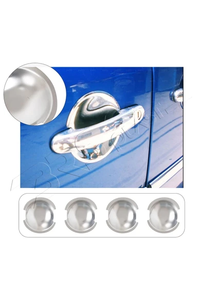 BRSPLAST  Volkswagen Crafter 2006-2012 Krom Kapı Kolu Tası 4 Kapı Paslanmaz Çelik ürün görseli 1