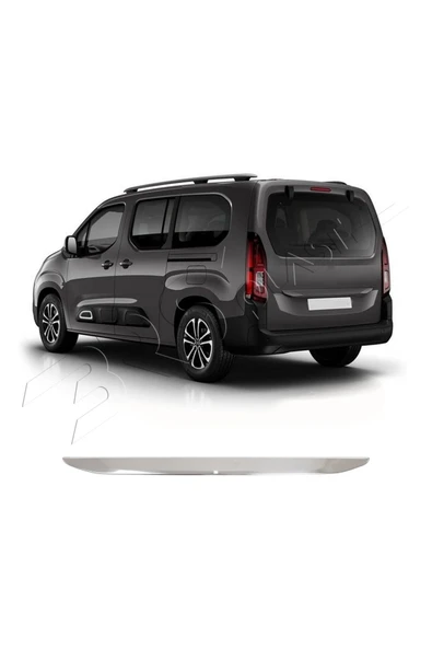BRSPLAST  Citroen Berlingo Uyumlu 2019 Ve Üzeri Krom Bagaj Çıtası Paslanmaz Çelik - Resim 2