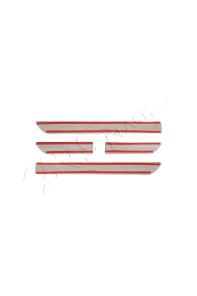 BRSPLAST  Toyota Corolla Uyumlu 2019 Ve Üzeri Krom Kapı Eşiği 4 Parça Paslanmaz Çelik - Resim 5