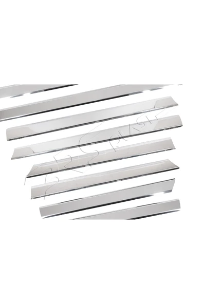 BRSPLAST  Volkswagen Crafter Uyumlu 2006-2017 Krom Yan Kapı Çıtası Uzun Şasi 10 Parça Paslanmaz Çelik - Resim 4
