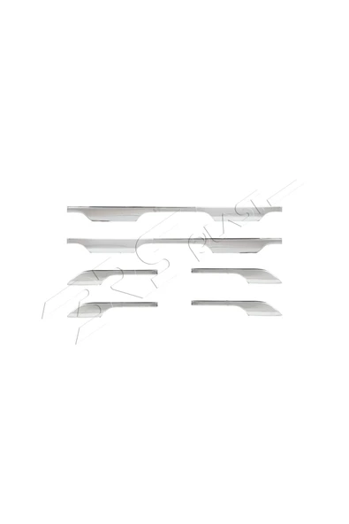 BRSPLAST  Dacia Duster Uyumlu 2018 Ve Üzeri Marşpiyel Kromu 6 Parça Paslanmaz Çelik - Resim 3