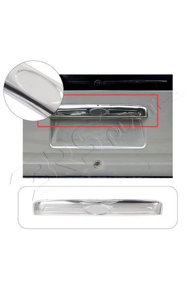 BRSPLAST  Ford Connect Uyumlu 2009-2014 Krom Bagaj Çıtası Paslanmaz Çelik ürün görseli 1