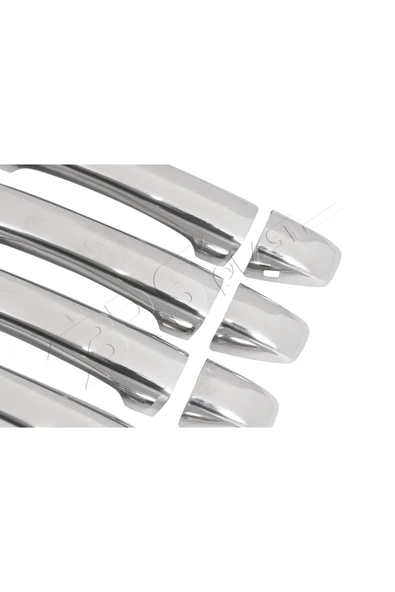 BRSPLAST  Renault Express Uyumlu 2021 Ve Üzeri Krom Kapı Kolu 4 Kapı Paslanmaz Çelik - Resim 5