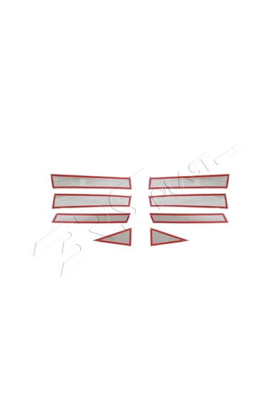 BRSPLAST  Dodge Journey Uyumlu Krom Kapı Direği 6 Parça Paslanmaz Çelik - Resim 5