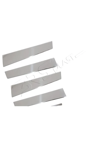 BRSPLAST  Kia Sportage 2009-2015 Uyumlu Krom Kapı Direği 6 Parça Paslanmaz Çelik - Resim 4