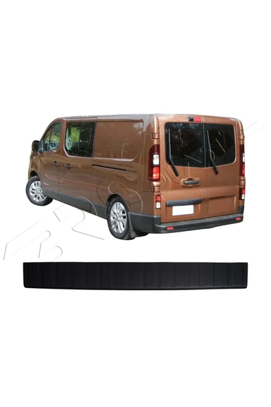 BRSPLAST  Renault Trafic Uyumlu 2015 Ve Üzeri Abs Arka Tampon Üstü Koruma - Resim 2