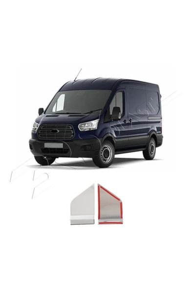 BRSPLAST  Ford Transit Uyumlu 2014 Ve Üzeri Krom Depo Kapağı Paslanmaz Çelik - Resim 2