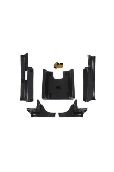 BRSPLAST  Dacia Duster Uyumlu 2018-2024 Abs Halı Koruma Kapağı Kapı Eşiği Plastiği (KESİK) - Resim 3