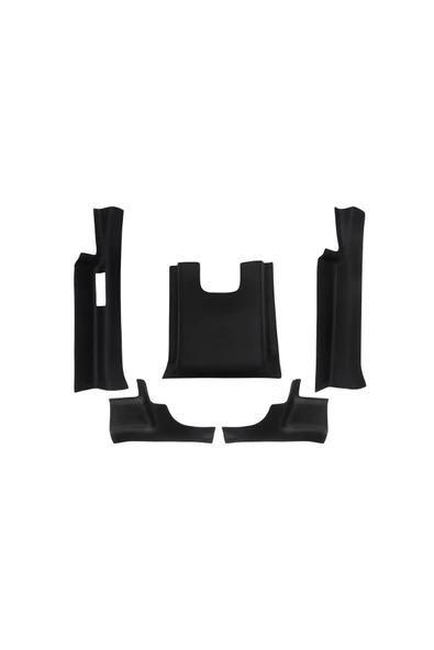 BRSPLAST  Dacia Duster Uyumlu 2018-2024 Abs Halı Koruma Kapağı Kapı Eşiği Plastiği (KESİK) ürün görseli 1