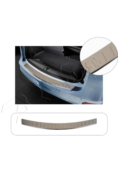 BRSPLAST  Opel Zafira C Uyumlu Krom Arka Tampon Üstü Koruma Paslanmaz Çelik ürün görseli 1