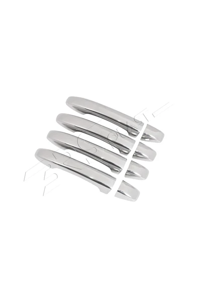 BRSPLAST  Renault Express Uyumlu 2021 Ve Üzeri Krom Kapı Kolu 4 Kapı Paslanmaz Çelik - Resim 4