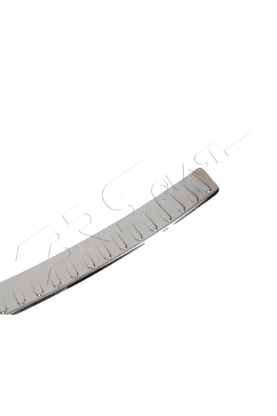 BRSPLAST  Volkswagen Polo V HB Uyumlu 2009-2015 Krom Arka Tampon Üstü Koruma Paslanmaz Çelik - Resim 4