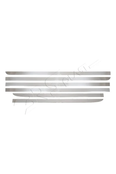 BRSPLAST  Mercedes Sprinter W907 Uyumlu Krom Cam Üst Çıtası 6 Parça Paslanmaz Çelik - Resim 3