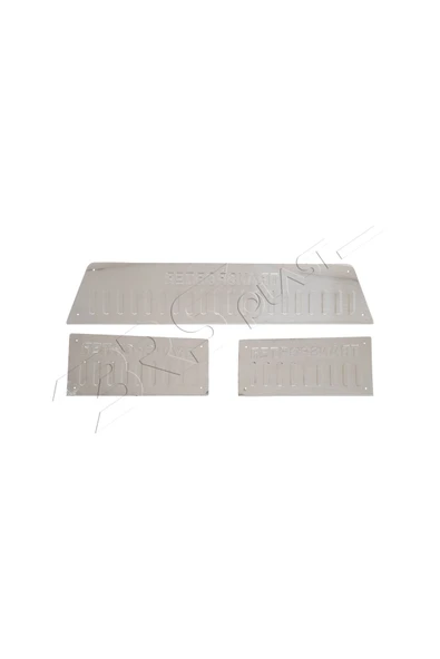 BRSPLAST  Volkswagen Transporter T6 Uyumlu 2015-2019 Krom İç Kapı Eşiği 3 Parça Paslanmaz Çelik - Resim 5