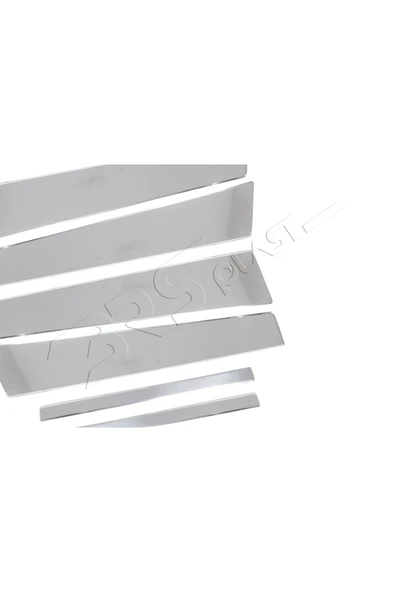 BRSPLAST  Bmw F30 Uyumlu Krom Kapı Direği 6 Parça Paslanmaz Çelik - Resim 4