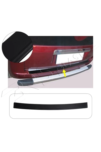 BRSPLAST  Peugeot Bipper Uyumlu 2009 Ve Üzeri Abs Arka Tampon Üstü Koruma ürün görseli 1