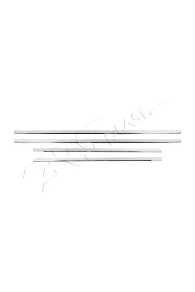 BRSPLAST  Honda Civic Uyumlu 2012-2016 Krom Cam Çıtası 4 Parça Paslanmaz Çelik - Resim 3