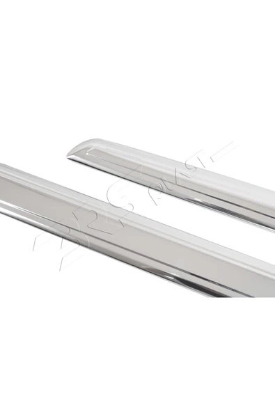 BRSPLAST  Renault Kangoo Uyumlu 2008-2011 Krom Yan Kapı Çıtası 4 Parça Paslanmaz Çelik - Resim 5