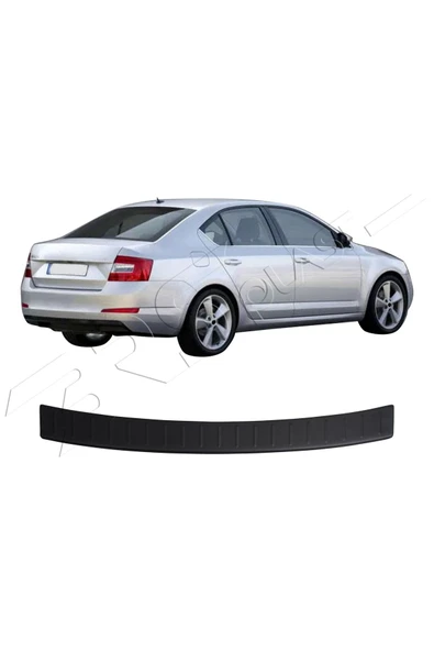 BRSPLAST  Skoda Octavia A7 Uyumlu 2013-2016 Abs Arka Tampon Üstü Koruma ürün görseli 1