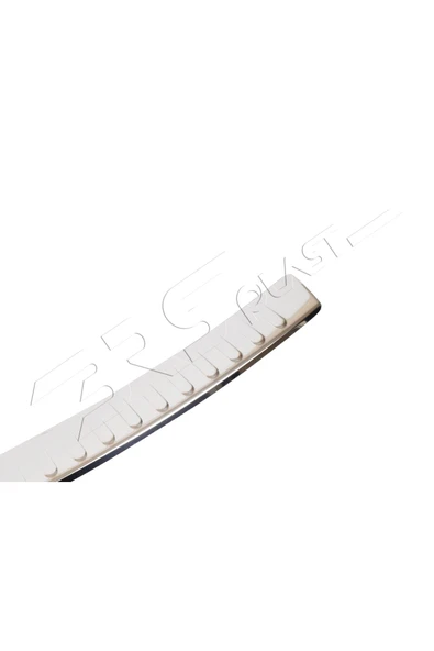 BRSPLAST  Volkswagen Golf 6 Plus Uyumlu 2009-2014 Krom Arka Tampon Üstü Koruma Paslanmaz Çelik - Resim 3