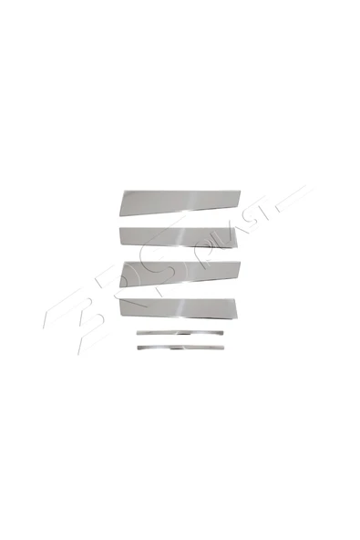 BRSPLAST  Kia Sportage 2009-2015 Uyumlu Krom Kapı Direği 6 Parça Paslanmaz Çelik - Resim 3