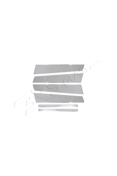 BRSPLAST  Bmw F10 Uyumlu Krom Kapı Direği 6 Parça Paslanmaz Çelik - Resim 3