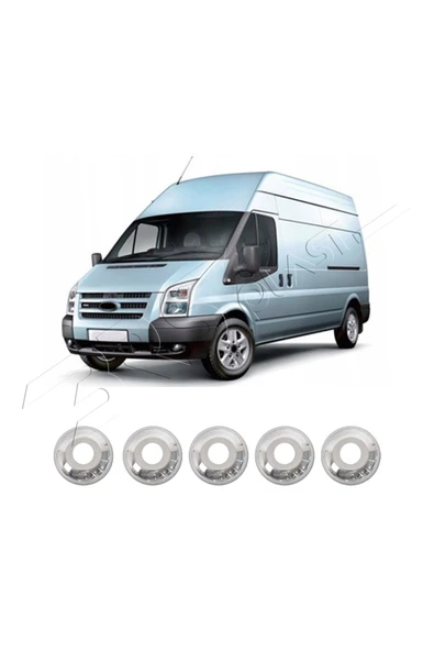 BRSPLAST  Ford Transit Uyumlu 2002-2014 Krom Kilit Açma 5 Parça Paslanmaz Çelik - Resim 2