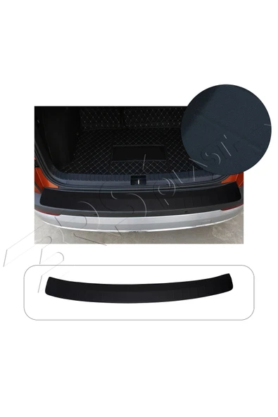 BRSPLAST  Skoda Karoq Uyumlu 2018 Ve Üzeri Abs Arka Tampon Üstü Koruma ürün görseli 1