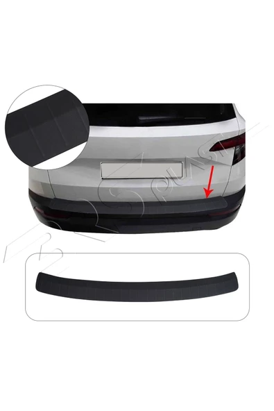 BRSPLAST  Skoda Karoq Uyumlu 2015 Ve Üzeri Abs Arka Tampon Üstü Koruma ürün görseli 1