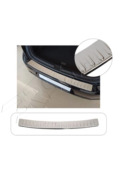 BRSPLAST  Volkswagen Golf 7 Limo Uyumlu Krom Arka Tampon Üstü Koruma Paslanmaz Çelik ürün görseli 1