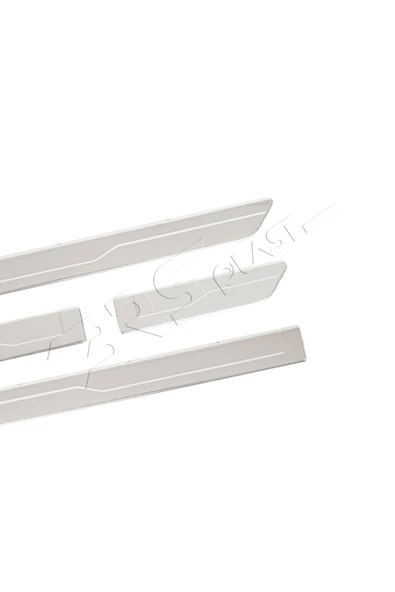 BRSPLAST  Toyota Corolla Uyumlu 2019 Ve Üzeri Krom Kapı Eşiği 4 Parça Paslanmaz Çelik - Resim 4