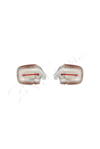 BRSPLAST  Renault Kangoo Uyumlu 1998-2007 Ayna Kapağı 2 Parça Abs Krom Kaplama - Resim 5