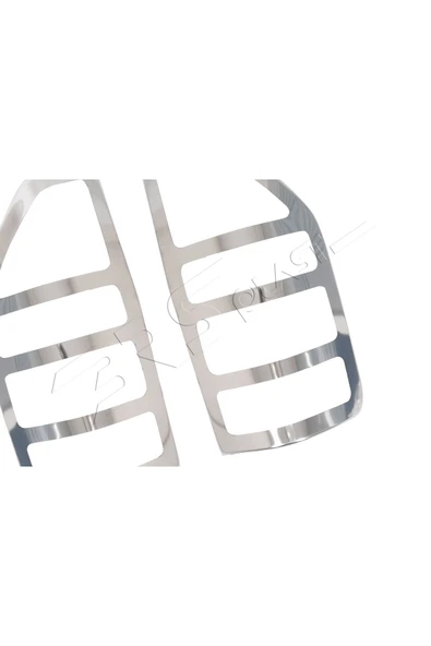 BRSPLAST  Mercedes Sprinter W901 Uyumlu Krom Stop Çerçevesi 2 Parça Paslanmaz Çelik - Resim 4