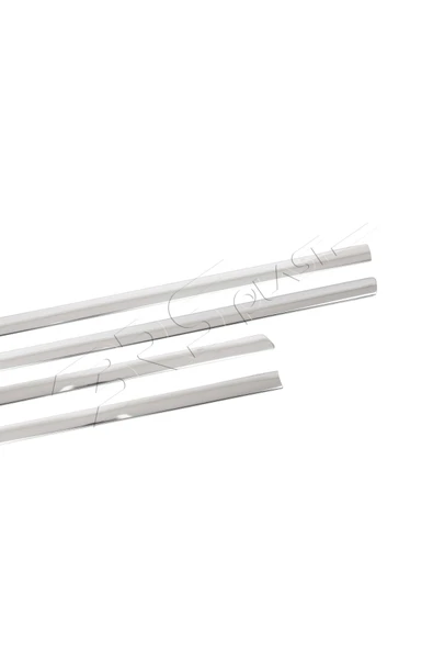 BRSPLAST  Volkswagen Bora Uyumlu 1998-2004 Krom Yan Kapı Çıtası 4 Parça Paslanmaz Çelik - Resim 4