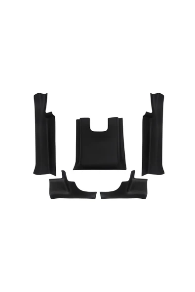 BRSPLAST Dacia Duster Uyumlu 2018 Ve Üzeri Abs Halı Koruma Kapağı Ve Kapı Eşiği Plastiği 5 Parça ürün görseli 1