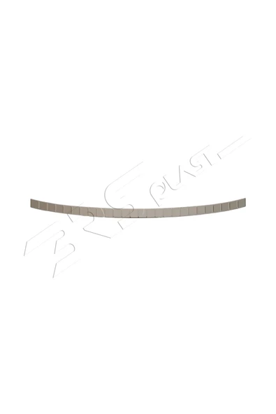 BRSPLAST  Hyundai Tucson 2 Uyumlu 2018 Ve Üzeri Krom Arka Tampon Üstü Koruma Paslanmaz Çelik - Resim 2