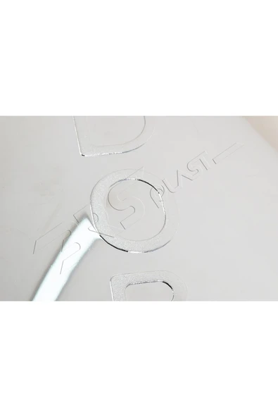 BRSPLAST  Fiat Doblo Uyumlu 2000-2009 Ayna Kapağı 2 Parça Abs Krom Kaplama (Doblo Yazılı) - Resim 5