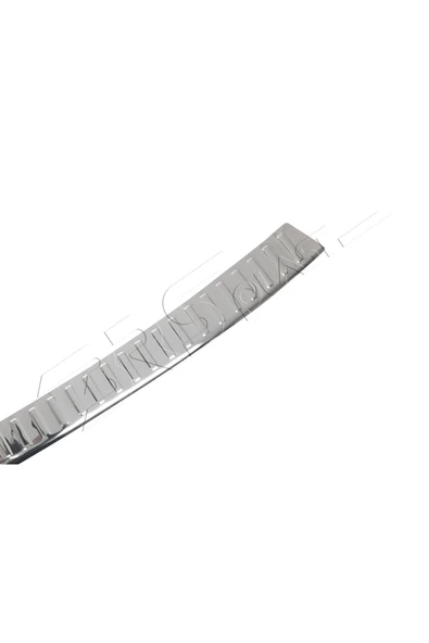 BRSPLAST  Ford Courier Uyumlu 2023 Ve Üzeri Krom Arka Tampon Üstü Koruma Paslanmaz Çelik - Resim 4