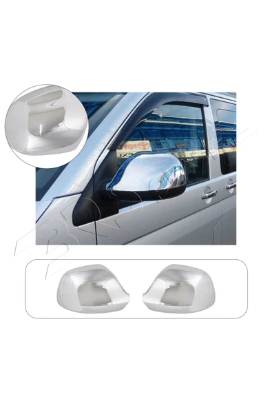 BRSPLAST  Audi Q7 Uyumlu 2010-2015 Ayna Kapağı 2 Parça Abs Krom Kaplama ürün görseli 1