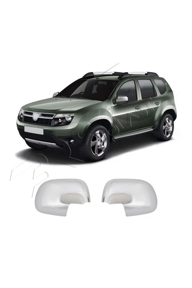 BRSPLAST  Dacia Duster Uyumlu 2010-2012 Ayna Kapağı 2 Parça Abs Krom Kaplama ürün görseli 1