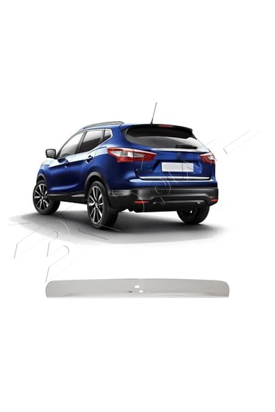 BRSPLAST  Nissan Qashqai Uyumlu 2007-2014 Krom Bagaj Çıtası Sensörlü Paslanmaz Çelik - Resim 2