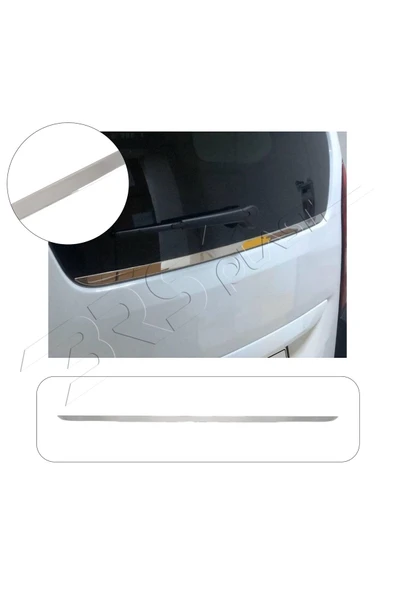 BRSPLAST  Citroen Berlingo Uyumlu 2019-2024 Krom Arka Cam Alt Çıtası Paslanmaz Çelik ürün görseli 1
