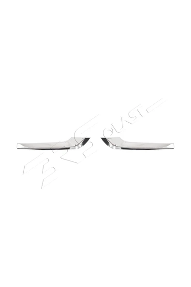 BRSPLAST  Peugeot Rifter Uyumlu 2019 Ve Üzeri Krom Sis Kaşı Çerçevesi 2 Parça Paslanmaz Çelik - Resim 3