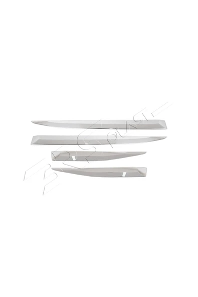 BRSPLAST  Peugeot 2008 Uyumlu 2020 ve Üzeri Krom Yan Kapı Çıtası 4 Parça Paslanmaz Çelik - Resim 3