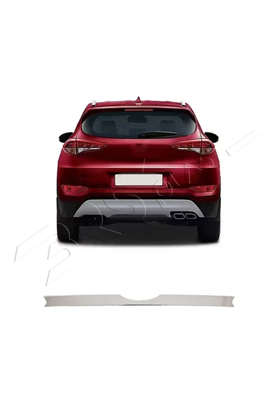 BRSPLAST  Hyundai Tucson Uyumlu 2015-2020 Krom Bagaj Çıtası Paslanmaz Çelik ürün görseli 1